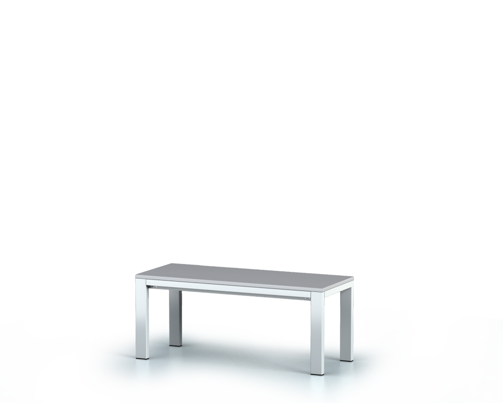 Benches with laminated desk -  basic version 420 x 1000 x 400